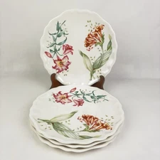 Lenox Butterfly Meadow Set of 4 Melamine 9" Luncheon Salad Plates