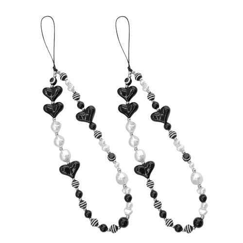 2 Pcs Liebe Handykette Handgelenksbänder Für Telefone Handy-Armband - 第 4/12 張圖片