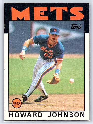 Howard Johnson #751 1986 Topps Tiffany card