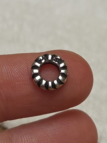 Lot of 3 Sterling Silver Pandora Spacer Beads All Different Designs *PICS - Picture 5 of 10