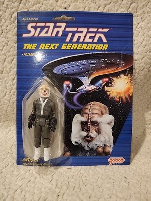   RARE 1988 Galoob Star Trek The Next Generation ANTICAN Action Figure 3.75''