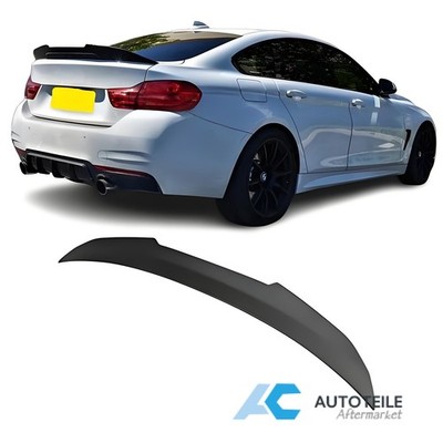 Matt Schwarz Heckspoiler Spoiler Heckflügel für BMW 4er F36 Gran Coupe