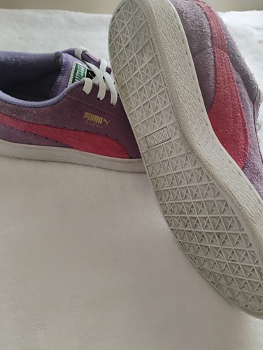 Daim violet/lavande/rose Puma taille 6,5 - Photo 4/14