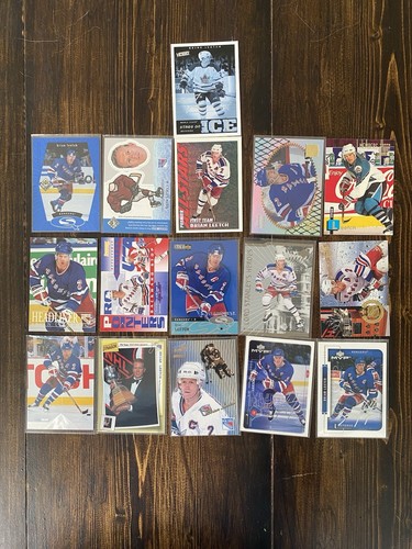 Huge 16 Card Lot Brian Leetch Rangers HOF NHL Inserts/Parallel No Duplicates NM
