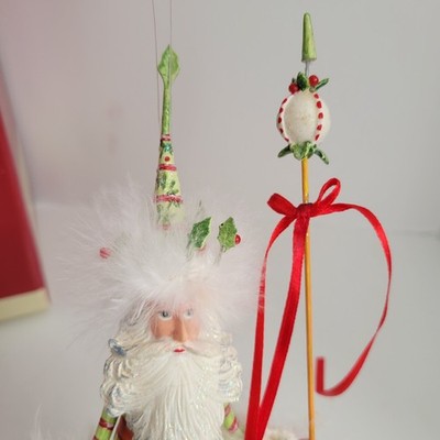 Dept 56 Christmas Krinkles Hopeful Santa Claus Helper Reindeer