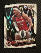 2025 Panini Prizm WNBA White Seismic Prizm #94 Aaliyah Edwards Mystics 