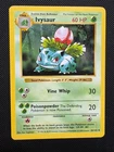 Pokemon Ivysaur 30/102 Shadowless Base Set Uncommon Vintage WOTC LP