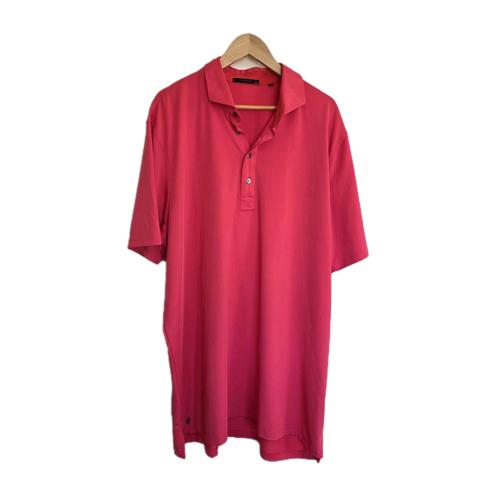Mens Greyson Clothiers Performance Golf Polo Shirt Vibrant Pink Size Large XXL