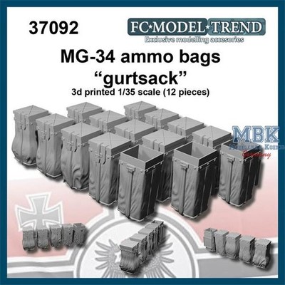 FC MODEL TREND FCMT37092 MG34 ammo bags ''Gurtsäcke''
