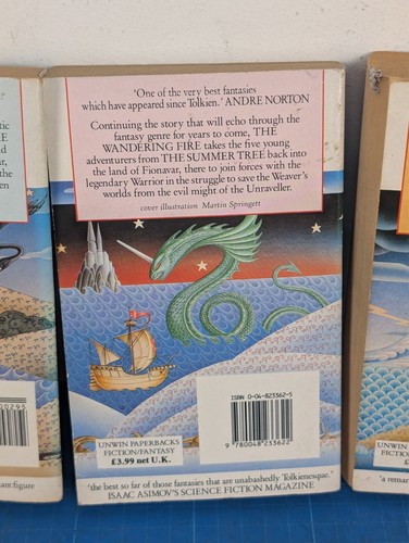 The Fionavar Tapestry Trilogy Guy Gavriel Kay Vintage Paperback Book Set - Picture 7 of 9