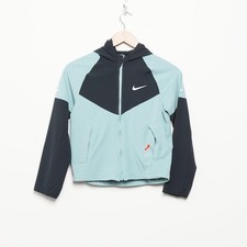 NIKE Miler Colourblock Jacket Junior Green SIZE 8-10YRS