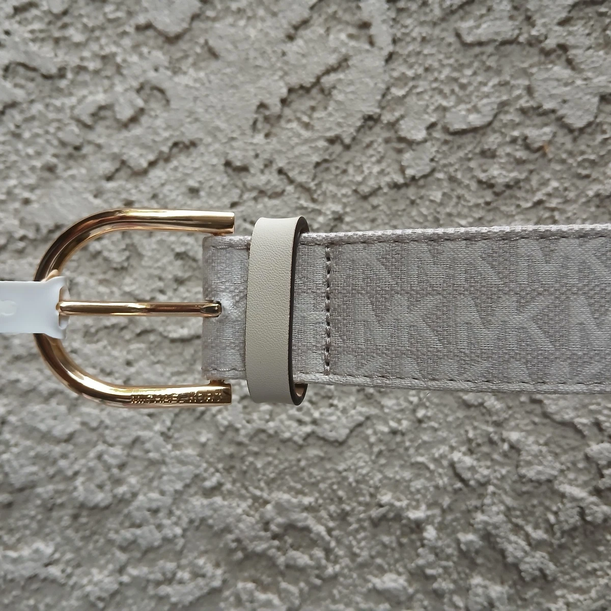 Authentic Michael Kors Genuine Leather White Belt XLarge NWT Michael Kors Women main image 2