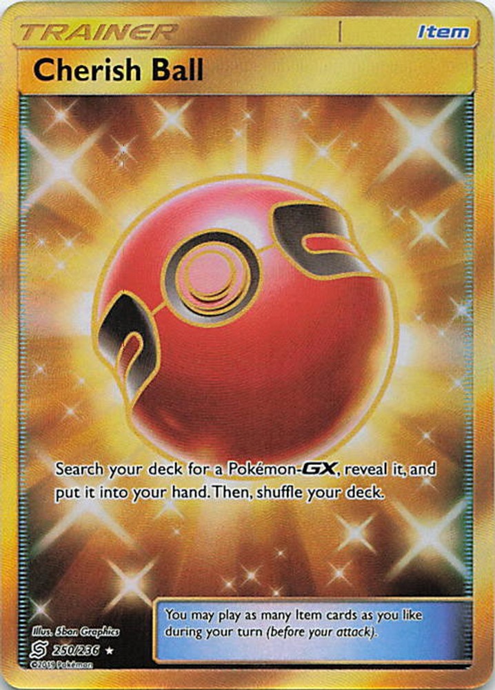Cherish Ball (Secret) SM11 Holofoil 250/236 SM - Unified Minds NM