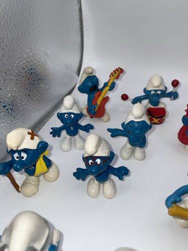 Vintage Schlümpfe Konvolut 22 Schleich Peyo 2" Figuren 70’er-80’er inklusive Schlumpfine - Bild 4 von 18