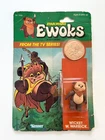 Wicket W. Warrick Vintage Star Wars Ewoks (Kenner 1985) On Card with Coin
