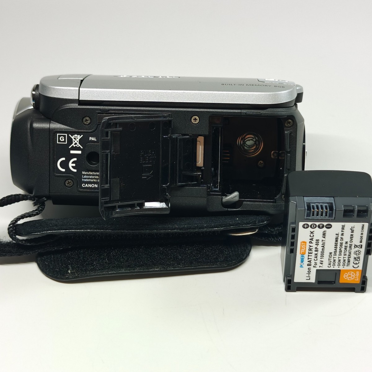 Canon LEGRIA FS19 Camcorder Silver 45x Zoom 8GB Memory Video