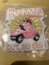 Iron On Patches New Pink Funny