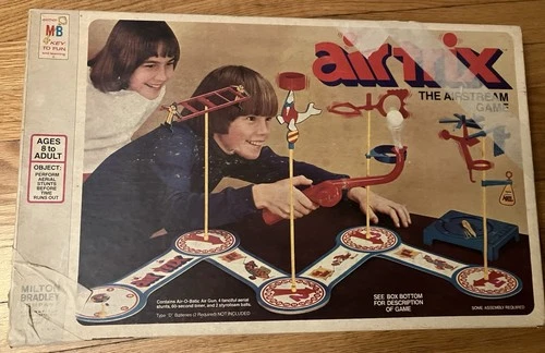 Vintage 1976 Air Trix The Airstream Game by Milton Bradley #4650 100% Complete