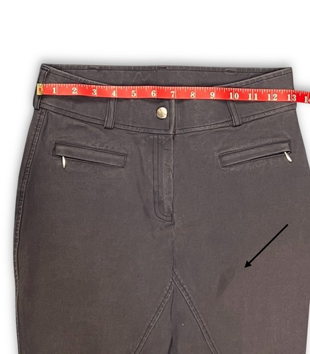 Dover Saddlery Damen Hose dunkelblau grau Reithose Reitsport Reiten Größe 26 - Bild 10 von 13
