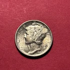 (1) Beautiful Antique 1945-P Mercury Dime BU-BRILLIANT UNCIRCULATED