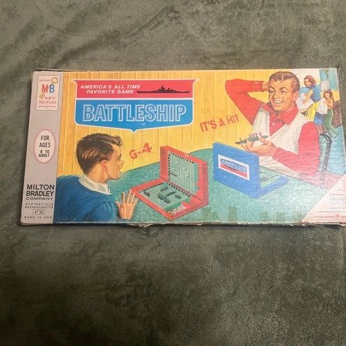 Vintage 1967 BATTLESHIP Board Game~Milton Bradley~Complete