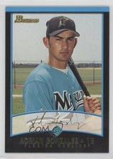 2001 Bowman Gold Adrian Gonzalez #343 0c6