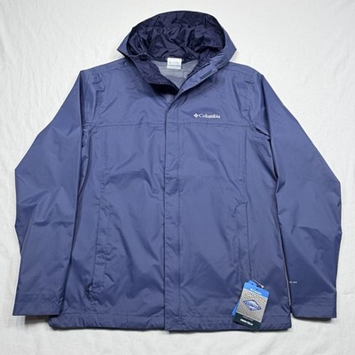 Columbia Watertight II Omni-tech Blue Jacket Men s Size Medium - NEW