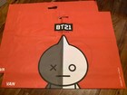 BTS BT21 TATA VAN Alien Large Shopping Bag set of 2 Pre-Owned 26.5" x 21.25" — photo 2