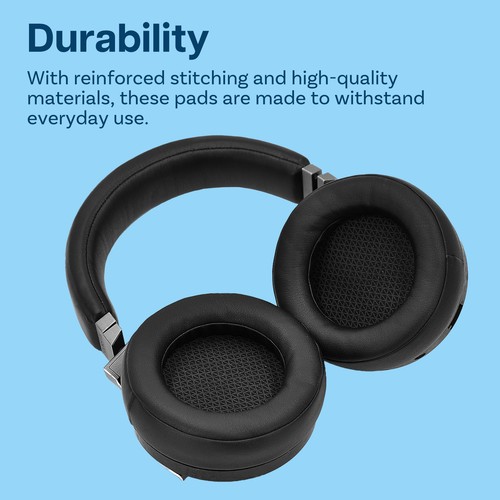 Almohadillas de repuesto para Corsair Virtuoso RGB inalámbricas/XT - cuero PU negro - Imagen 5 de 5