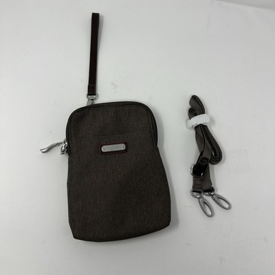 Baggallini Take Two RFID Bryant Crossbody Bag Sterling Shimmer