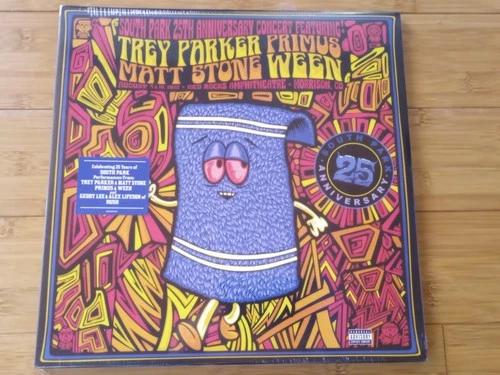 V/A SOUTH PARK 25th Anniversary Concert 3 LP Vinyl Record Album Primus WEEN Rush