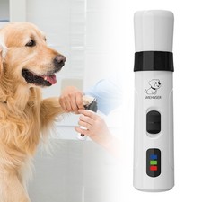 Pet Dog Grinder File Claw Care Trimmer Clipper Electric Nail Grooming Cat Tool