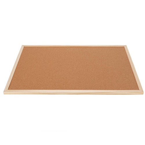 Cork Board 40x60cm Wooden Frame Cork Bulletin Board For Office School Home New - Picture 3 of 12