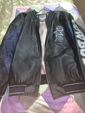 Vtg Dallas Cowboys Leather Jacket