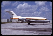 Republic of Ghana Fokker F28 G530 Oct 98 Kodachrome Slide/Dia B12