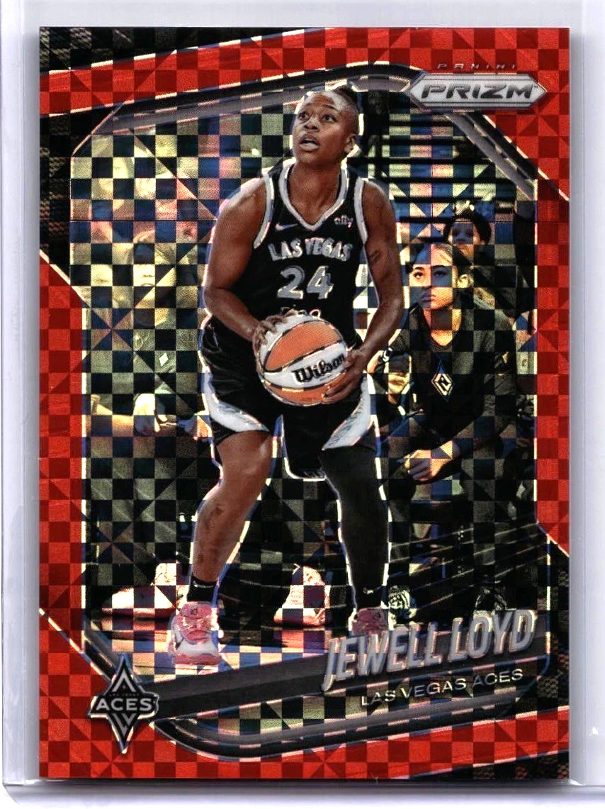 2025 WNBA Prizm Jewell Loyd #57 Red Power Prizms /75