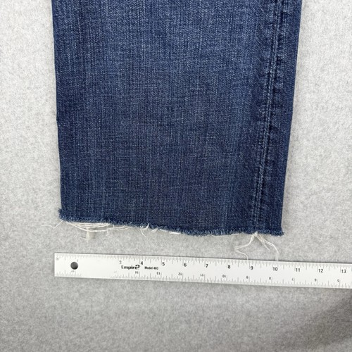 BKE Jeans uomo 31x31 blu Fulton bootcut vita bassa western denim invecchiato - Foto 12 di 13