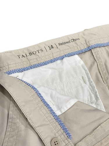 Talbots Relaxed Chino Stretch Relaxed Leg Khaki Women’s Size 14 Cotton Blend - 第 5/6 張圖片
