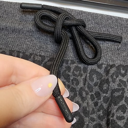 6X 30W Torrid Grey Leopard Fleece Aufnäher Tasche Kurz Baumwolle Active Lounge Yoga mit - Bild 5 von 10