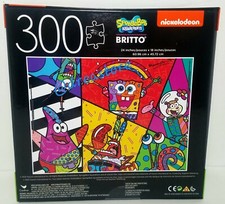 SpongeBob Squarepants Britto Jigsaw Puzzle 300 Pcs Nickelodeon Cardinal Sealed