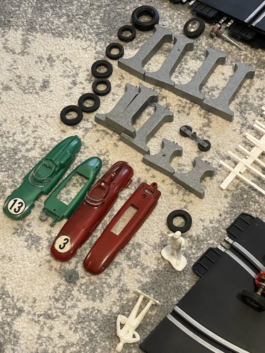 Sears Road Racing Set Allstate Slot Cars UNTESTED Parts Or Repair - Picture 8 of 14