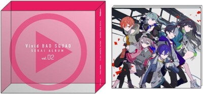 Vivid BAD SQUAD SEKAI ALBUM vol.2 First Limited Edition CD Acrylic Stand Sticker