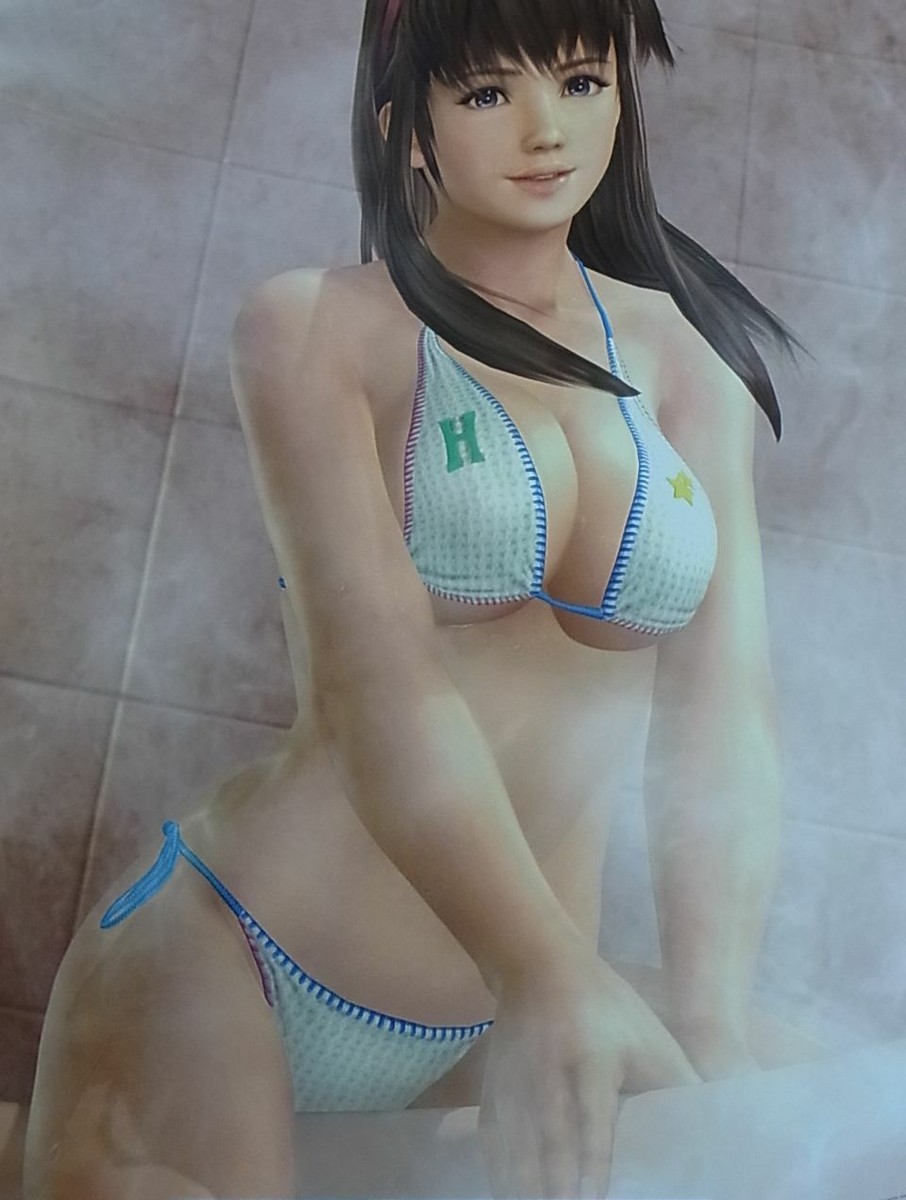 Dead Or Alive Xtreme 3 B2 BIG SIZE Bath Room POSTER Hitomi Xtreme3