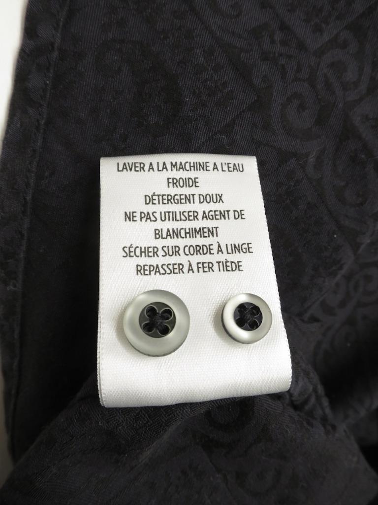 ROBERT GRAHAM Solid Black Paisley Pattern Contras… - image 11