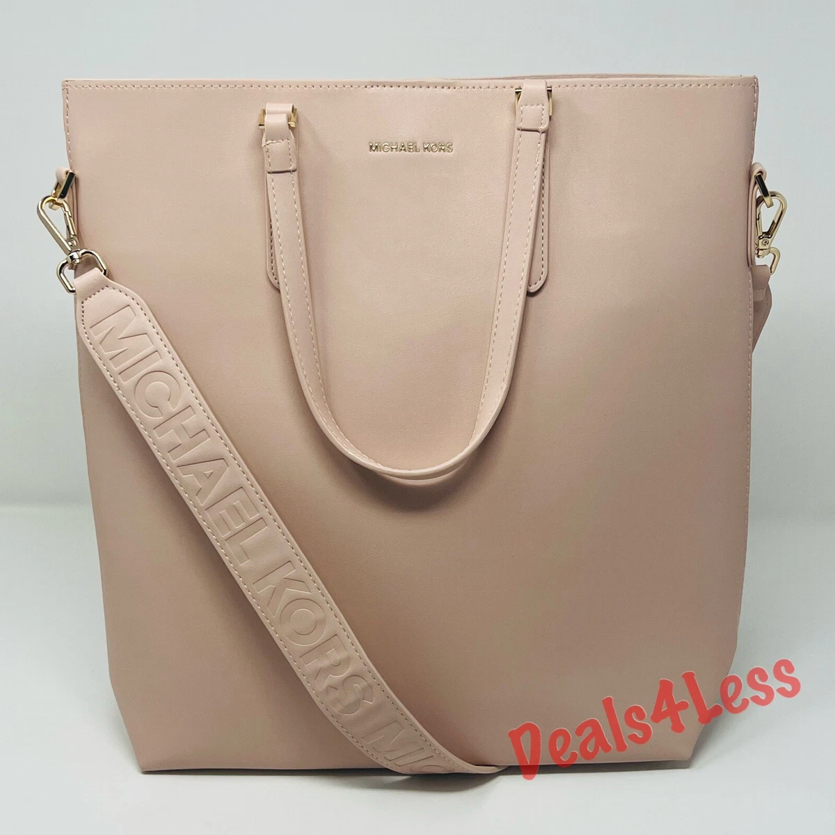 Michael Tote Bag Handbag Purse Crossbody Strap Blush Pink Travel | eBay