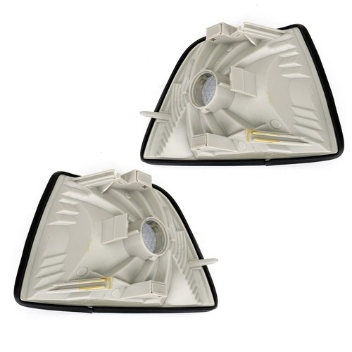 1 Pair Corner Light Lamp Covers For BMW 92-98 E36 3-Series 4DR Sedan & Hatchback - Picture 8 of 13