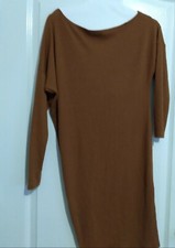☆ BETTER BE WOMEN'S TANK MINI LONG SLEEVE MIDI SWEATER DRESS SIZE S