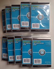 1000 CSP Top Load Bags 100ct Resealable No PVC NIP 3 3/16x4 3/16 + 1" lip