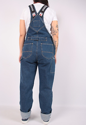 Karl Kani Denim Dungaree Overall Cinch-Back Hip-Hop Rap | eBay