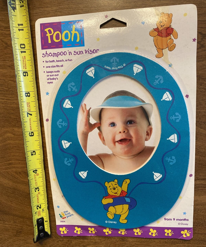 1995 Disney Winnie the Pooh Shampoo n’ Sun Visor Bath Beach The First Years #3 - Picture 23 of 24